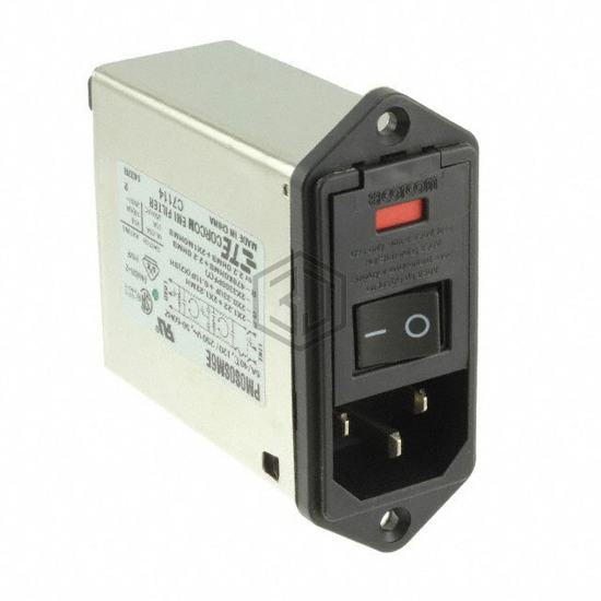 PM0S0SM6E - TE Connectivity AMP Connectors - Power Entry Connectors - Inlets, Outlets, Modules