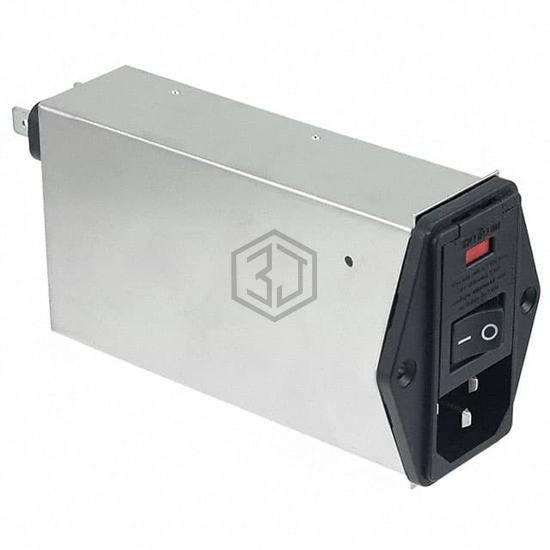 PE0S0DLXC - TE Connectivity Corcom Filters - Power Entry Connectors - Inlets, Outlets, Modules