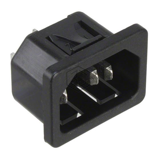 6100.4112 - SCHURTER Inc. - Power Entry Connectors - Inlets, Outlets, Modules