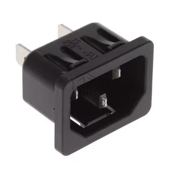 6100.4308 - SCHURTER Inc. - Power Entry Connectors - Inlets, Outlets, Modules