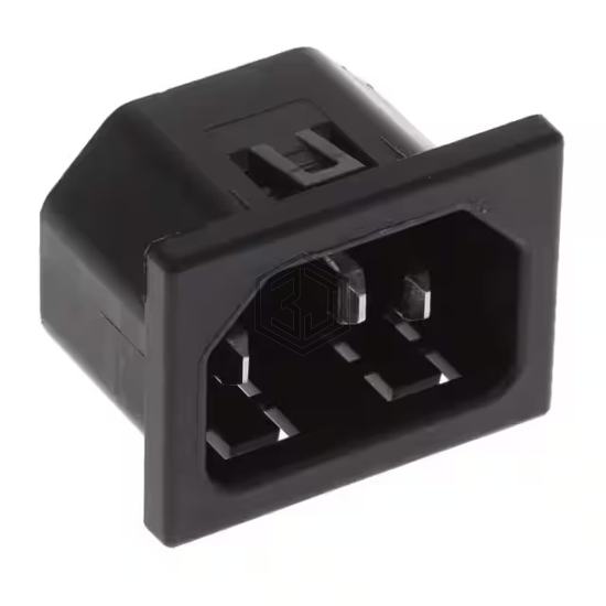 6162.0012 - SCHURTER Inc. - Power Entry Connectors - Inlets, Outlets, Modules