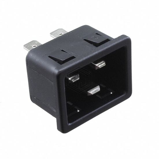 6163.0014 - SCHURTER Inc. - Power Entry Connectors - Inlets, Outlets, Modules