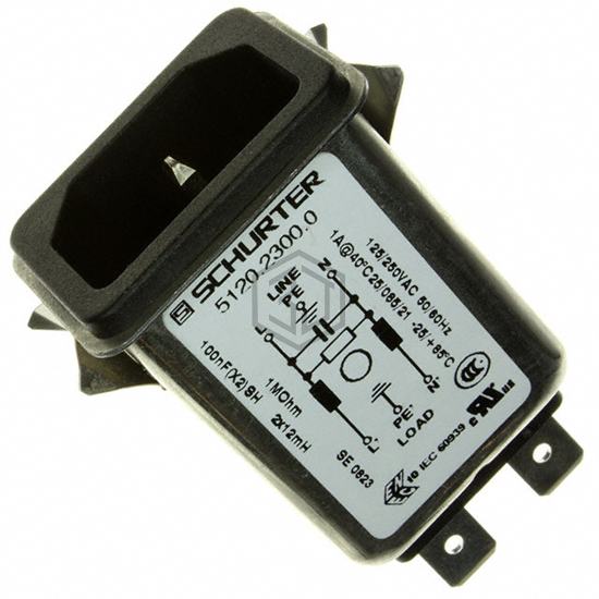5120.2300.0 - SCHURTER Inc. - Power Entry Connectors - Inlets, Outlets, Modules