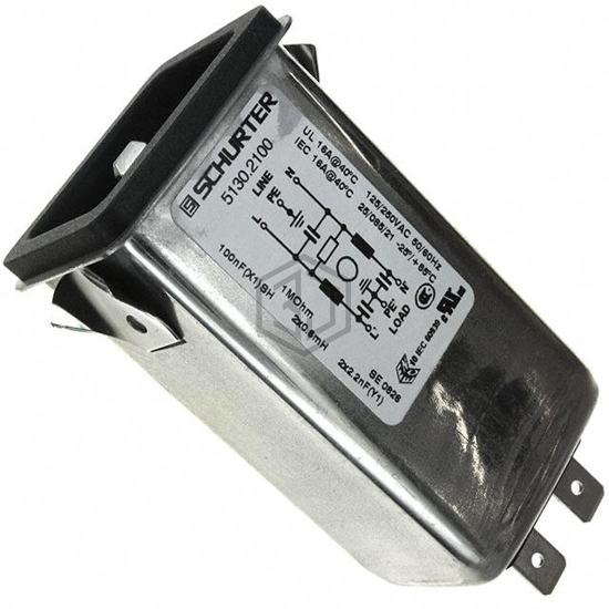 5130.2100 - SCHURTER Inc. - Power Entry Connectors - Inlets, Outlets, Modules