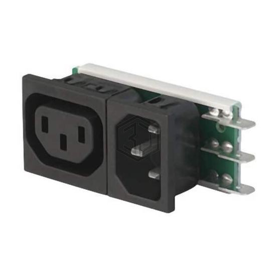 6421.0053.25 - SCHURTER Inc. - Power Entry Connectors - Inlets, Outlets, Modules