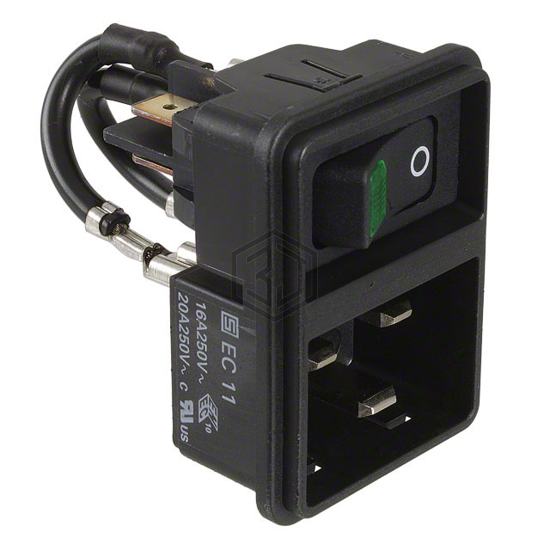 EC11.0031.201 - SCHURTER Inc. - Power Entry Connectors - Inlets, Outlets, Modules