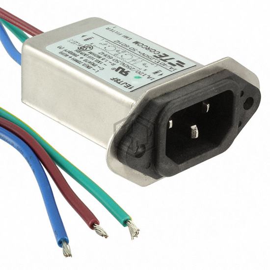 1EJT8F - TE Connectivity Corcom Filters - Power Entry Connectors - Inlets, Outlets, Modules