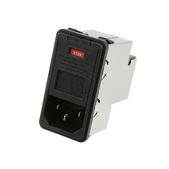 PS00XDS3B - TE Connectivity Corcom Filters - Power Entry Connectors - Inlets, Outlets, Modules