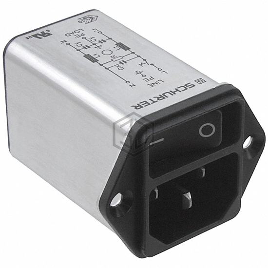DC12.4102.003 - SCHURTER Inc. - Power Entry Connectors - Inlets, Outlets, Modules