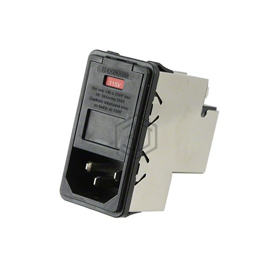PS00XSS6B - TE Connectivity Corcom Filters - Power Entry Connectors - Inlets, Outlets, Modules