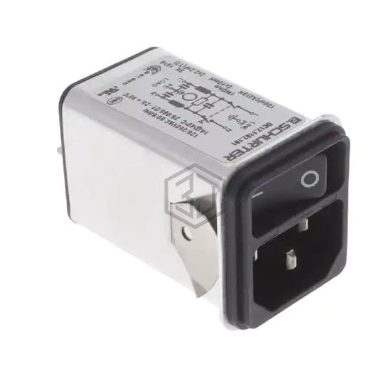 DC12.1102.101 - SCHURTER Inc. - Power Entry Connectors - Inlets, Outlets, Modules