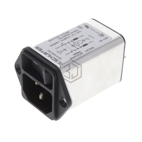 DC12.4202.001 - SCHURTER Inc. - Power Entry Connectors - Inlets, Outlets, Modules
