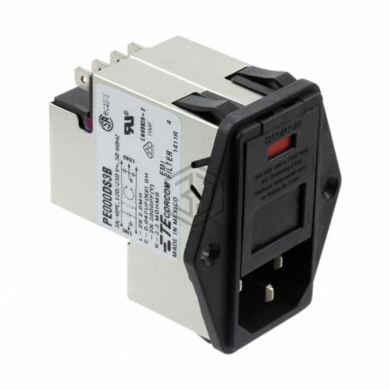 1-6609103-8 - TE Connectivity Corcom Filters - Power Entry Connectors - Inlets, Outlets, Modules