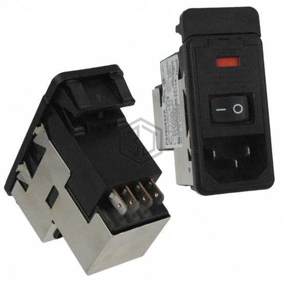 7-6609946-3 - TE Connectivity Corcom Filters - Power Entry Connectors - Inlets, Outlets, Modules