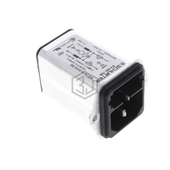 4301.7205 - SCHURTER Inc. - Power Entry Connectors - Inlets, Outlets, Modules