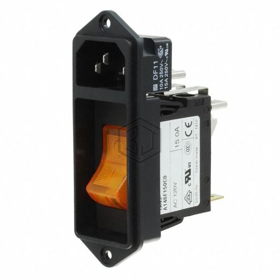DF11.1698.0010.01 - SCHURTER Inc. - Power Entry Connectors - Inlets, Outlets, Modules