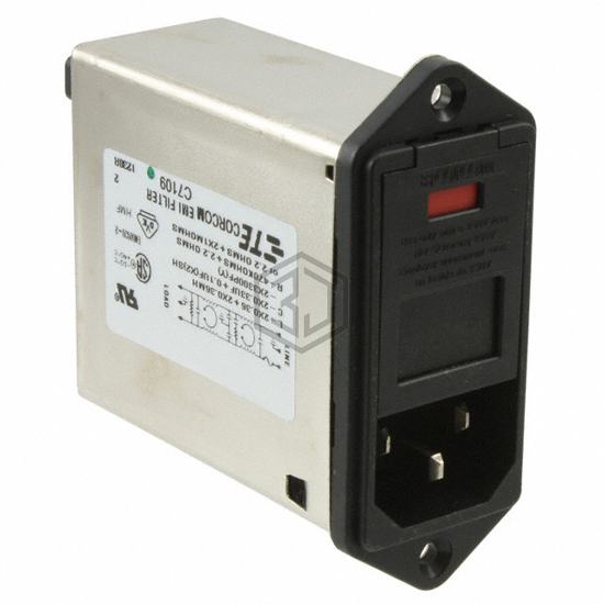 PM000SMXE - TE Connectivity Corcom Filters - Power Entry Connectors - Inlets, Outlets, Modules
