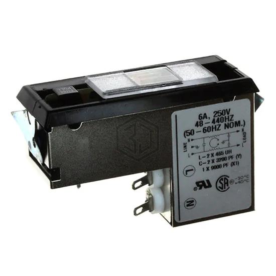 6J4-2 - TE Connectivity Corcom Filters - Power Entry Connectors - Inlets, Outlets, Modules