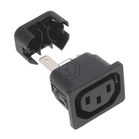 6610.1253 - SCHURTER Inc. - Power Entry Connectors - Inlets, Outlets, Modules
