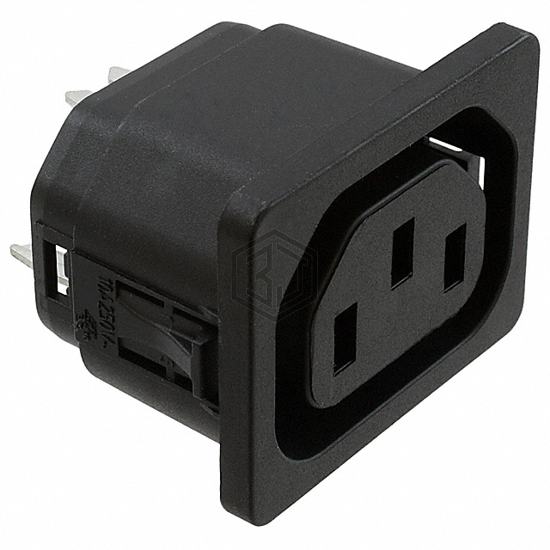 6610.3014 - SCHURTER Inc. - Power Entry Connectors - Inlets, Outlets, Modules