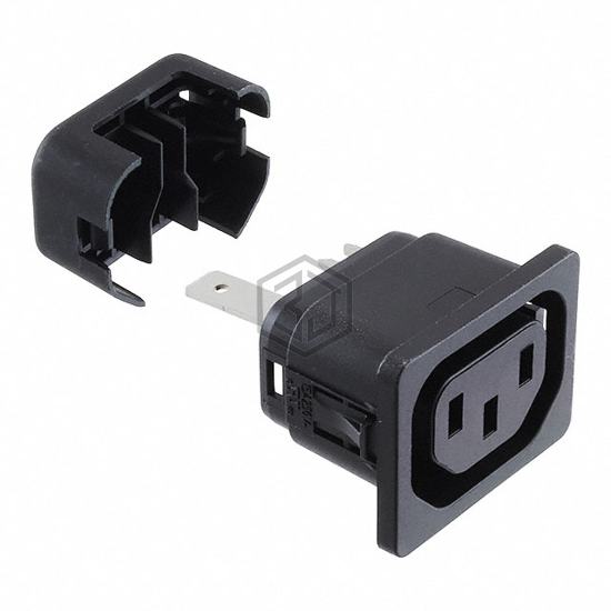 6610.5254 - SCHURTER Inc. - Power Entry Connectors - Inlets, Outlets, Modules