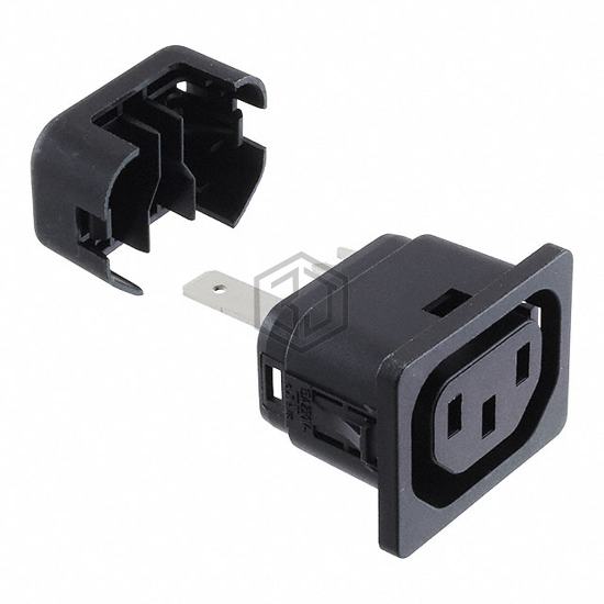 6610.1254.03 - SCHURTER Inc. - Power Entry Connectors - Inlets, Outlets, Modules