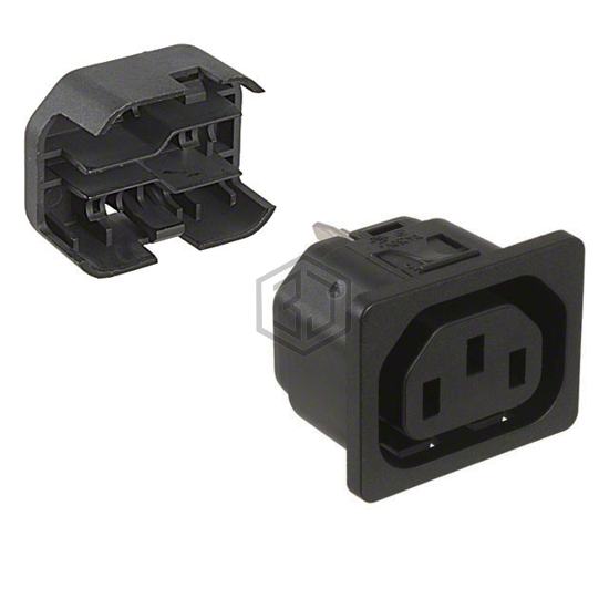 6610.2254 - SCHURTER Inc. - Power Entry Connectors - Inlets, Outlets, Modules