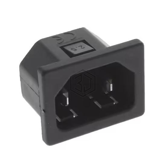 6162.0038 - SCHURTER Inc. - Power Entry Connectors - Inlets, Outlets, Modules