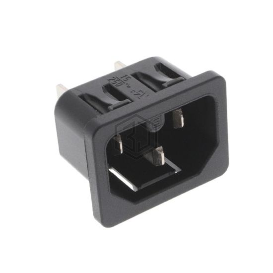 6110.4308 - SCHURTER Inc. - Power Entry Connectors - Inlets, Outlets, Modules