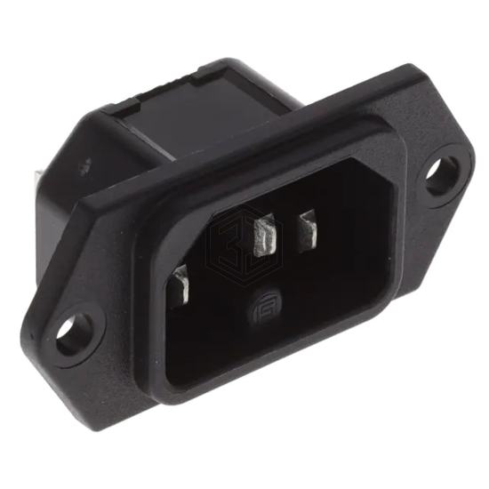 6110.9100 - SCHURTER Inc. - Power Entry Connectors - Inlets, Outlets, Modules