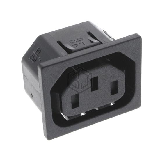 4728.0300 - SCHURTER Inc. - Power Entry Connectors - Inlets, Outlets, Modules