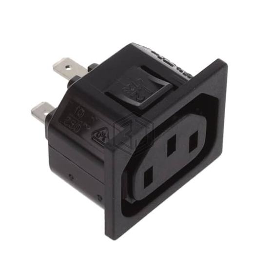 4728.0100 - SCHURTER Inc. - Power Entry Connectors - Inlets, Outlets, Modules