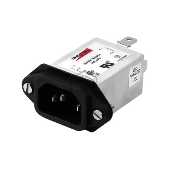 AFM-A15-S - Ohmite - Power Entry Connectors - Inlets, Outlets, Modules