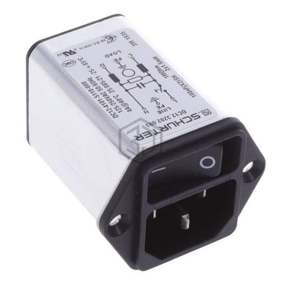DC12.3202.003 - SCHURTER Inc. - Power Entry Connectors - Inlets, Outlets, Modules