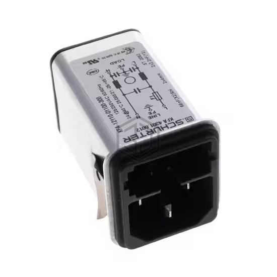 4301.6012 - SCHURTER Inc. - Power Entry Connectors - Inlets, Outlets, Modules