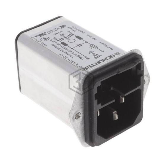 4301.7015 - SCHURTER Inc. - Power Entry Connectors - Inlets, Outlets, Modules