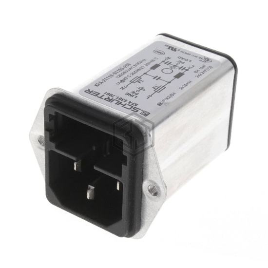 4301.7001 - SCHURTER Inc. - Power Entry Connectors - Inlets, Outlets, Modules