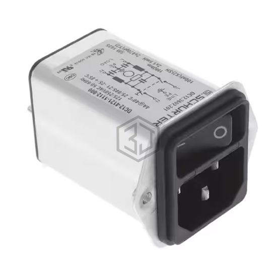DC12.3602.201 - SCHURTER Inc. - Power Entry Connectors - Inlets, Outlets, Modules