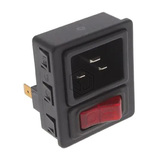 6136.0178.0210 - SCHURTER Inc. - Power Entry Connectors - Inlets, Outlets, Modules