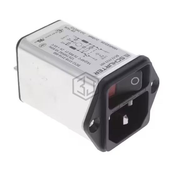 DC12.1122.001 - SCHURTER Inc. - Power Entry Connectors - Inlets, Outlets, Modules
