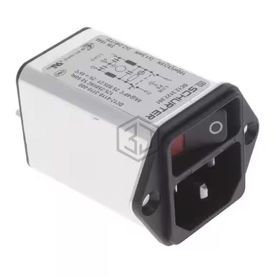 DC12.3122.001 - SCHURTER Inc. - Power Entry Connectors - Inlets, Outlets, Modules