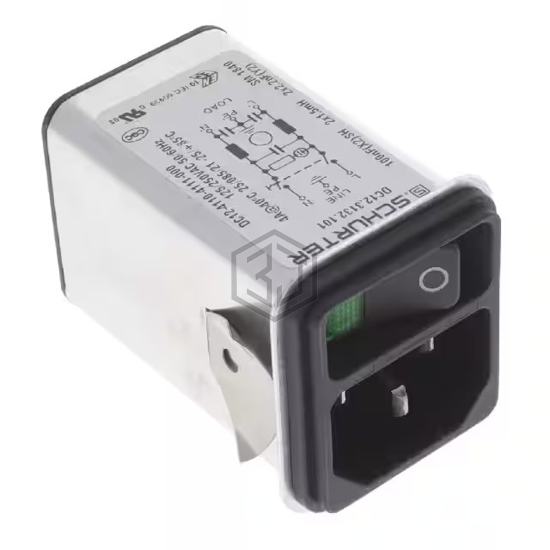 DC12.3132.101 - SCHURTER Inc. - Power Entry Connectors - Inlets, Outlets, Modules