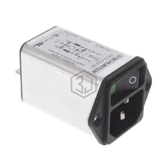 DC12.4132.001 - SCHURTER Inc. - Power Entry Connectors - Inlets, Outlets, Modules
