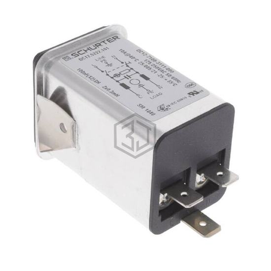 DC12.5222.101 - SCHURTER Inc. - Power Entry Connectors - Inlets, Outlets, Modules