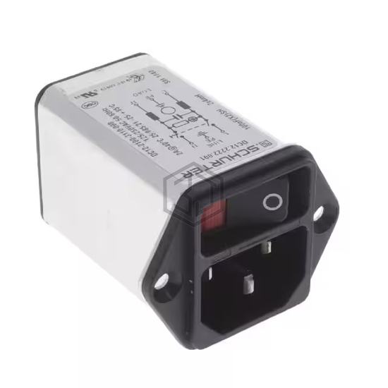 DC12.2222.001 - SCHURTER Inc. - Power Entry Connectors - Inlets, Outlets, Modules