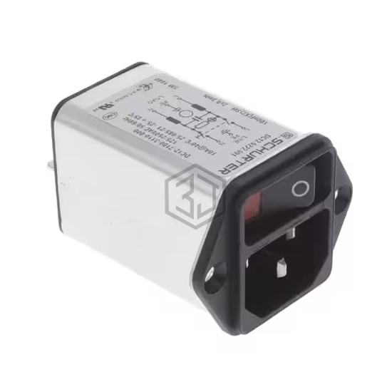 DC12.5222.001 - SCHURTER Inc. - Power Entry Connectors - Inlets, Outlets, Modules