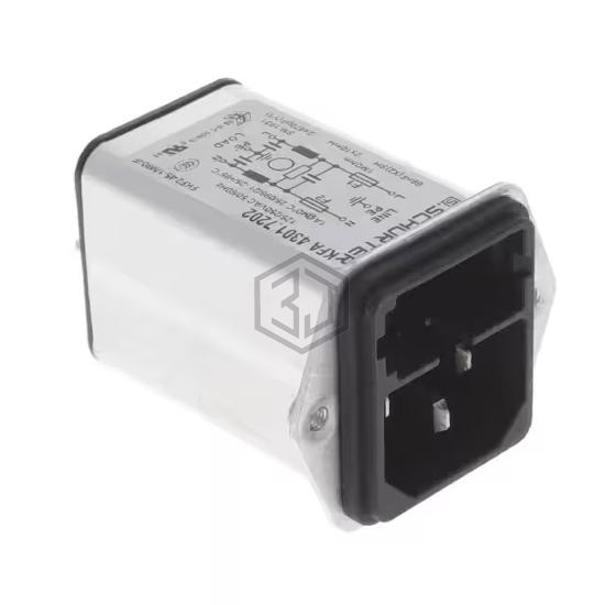 4301.7202 - SCHURTER Inc. - Power Entry Connectors - Inlets, Outlets, Modules