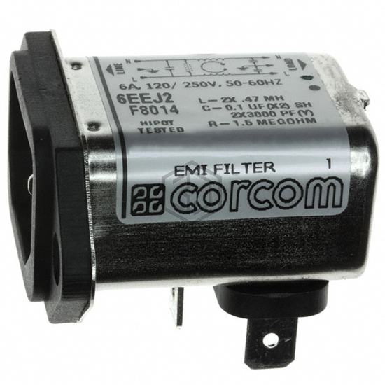 1-6609006-0 - TE Connectivity Corcom Filters - Power Entry Connectors - Inlets, Outlets, Modules