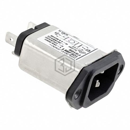 6609985-4 - TE Connectivity Corcom Filters - Power Entry Connectors - Inlets, Outlets, Modules