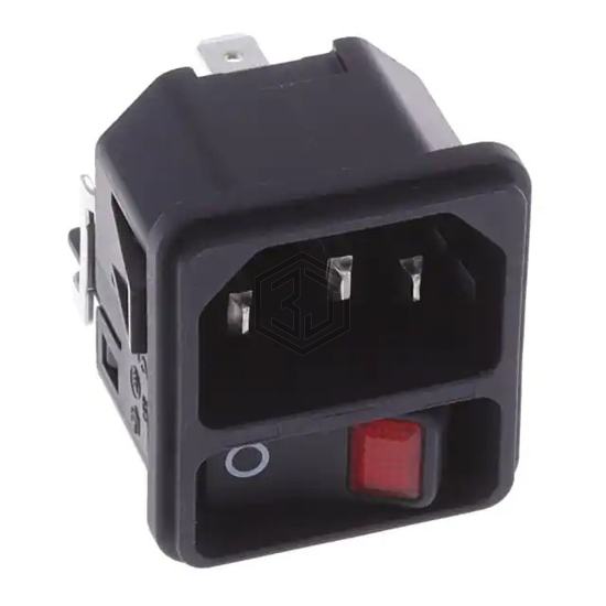 DC11.0021.401 - SCHURTER Inc. - Power Entry Connectors - Inlets, Outlets, Modules